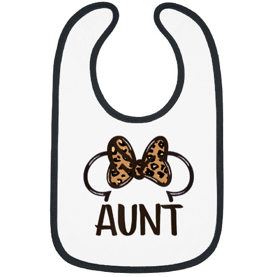 Disney Mickey And Friends Minnie Mouse Aunt Leop Bibs