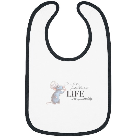 Disney 100 and Pixar's Ratatouille Remy Unpredictable Life Bibs