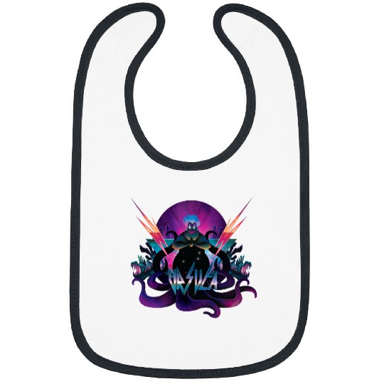 Disney Villains Ursula 90s Rock Band Neon Bibs