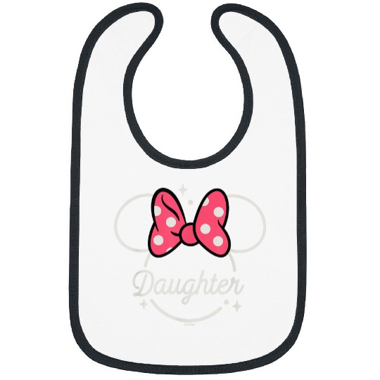 Discover Disney Minnie Mouse Daughter Head Icon Magic Fam Bibs