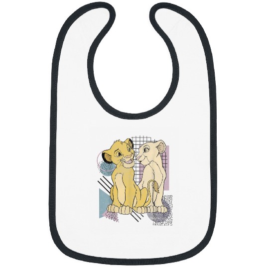 Disney Lion King Simba Nala Meet Eyes Valentines Bibs