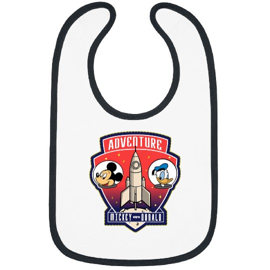 Discover Disney Mickey Mouse and Donald Duck Space Adventure Bibs