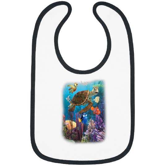 Discover Disney Pixar Finding Nemo Under The Sea Characters Collage Bibs