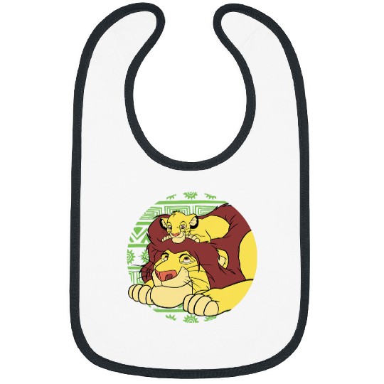Disney The Lion King 30th Anniversary Mufasa & Simba Retro Bibs
