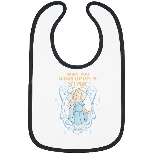 Disney Pinocchio Blue Fairy Wish Upon a Star Bibs