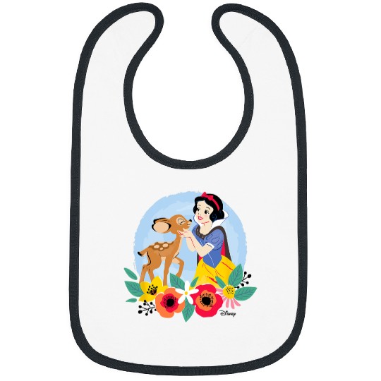 Disney Princess - Floral Snow White Deer Bibs