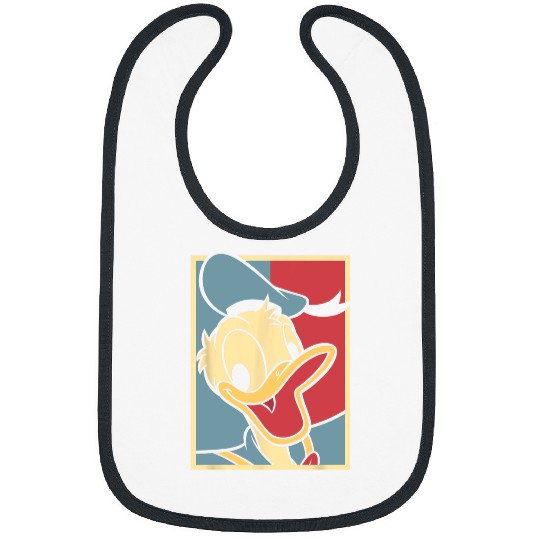 Discover Disney Mickey Classic Donald Duck Big Face 4th Of July Bibs