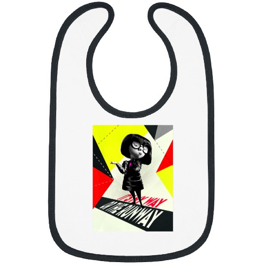 Disney Pixar The Incredibles 2 Edna Retro On It's Way Logo Bibs