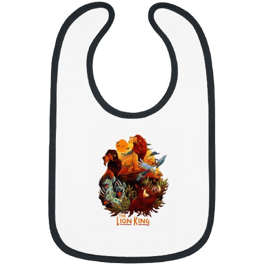 Discover Disney Lion King Main Cast Poster Graphic TShirt Bibs