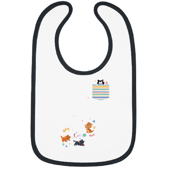 Discover Disney The Aristocats Movie Kittens Pocket Bibs