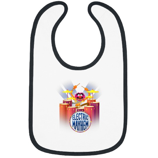 Disney The Muppets Electric Mayhem Animal Drummer Portrait Bibs