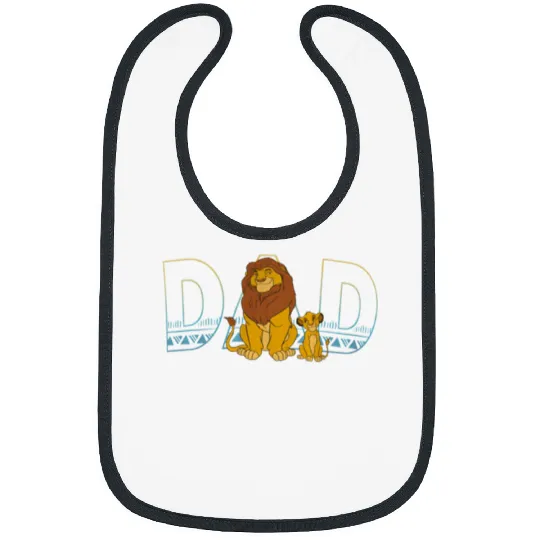 Disney The Lion King Simba and Mufasa Dad Bibs
