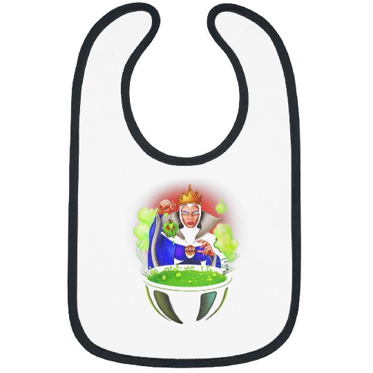 Disneyss Villains Evil Queen Cauldron Bubble Portrait Bibs