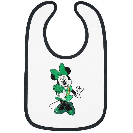 Disney Retro Shamrock Minnie Mouse St. Patrick Day Tank Top Bibs
