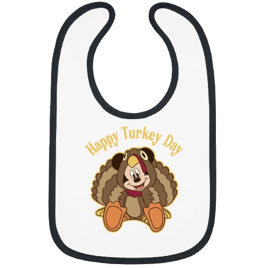 Disney Mickey And Friends Thanksgiving Mickey Turkey Happy Thanksgiving 2024 Bibs