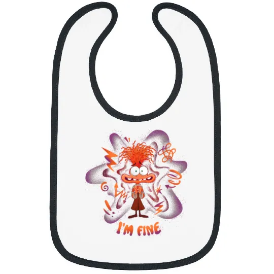 Disney And Pixars Inside Out 2 Emotions Anxiety Im Fine Bibs