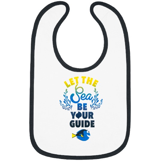 Disneyss Pixars Finding Dory Let The Sea Be Your Guide Logo Bibs