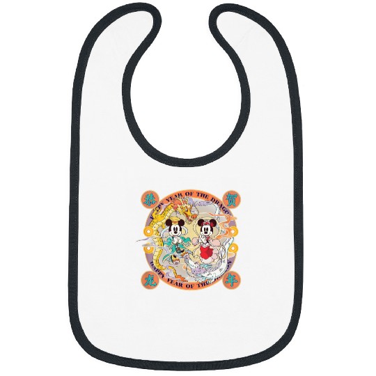Discover Disney Mickey Minnie 2024 Happy Lunar New Year o Bibs