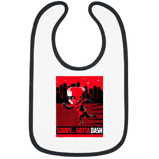 Disney Pixar The Incredibles Dash Sideways Gotta Dash Bibs
