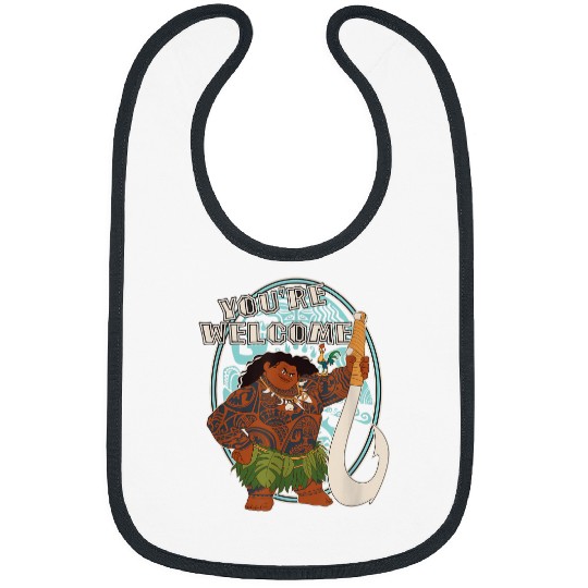 Disney Moana Maui Youre Welcome Tribal Frame Che Bibs