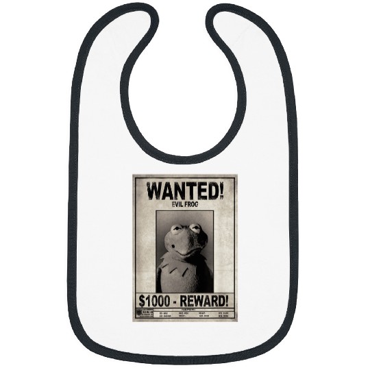 Disney The Muppets Wanted Evil Frog Reward  Post Bibs