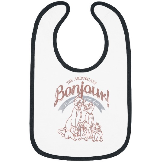 Disney The Aristocats Bojour Picture Purrfect Bibs