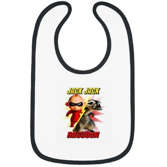 Disney Pixar The Incredibles 2 JackJack vs Racco Bibs