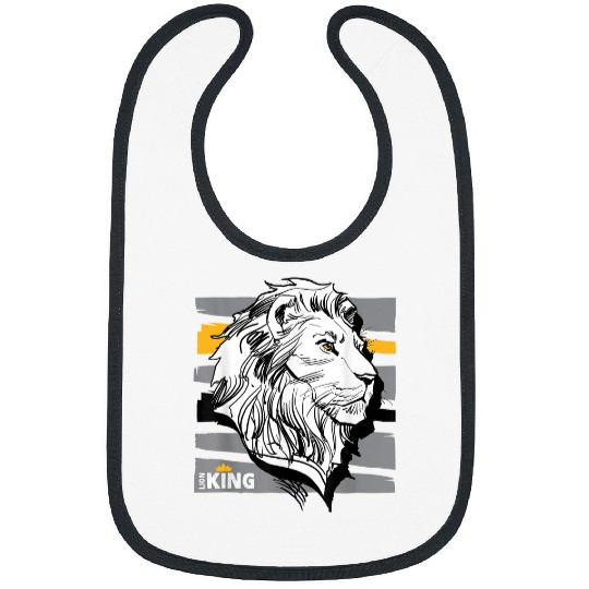 Disney The Lion King Live Action Mufasa Sketched Bibs