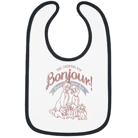 Disney The Aristocats Bojour Picture Purrfect Bibs