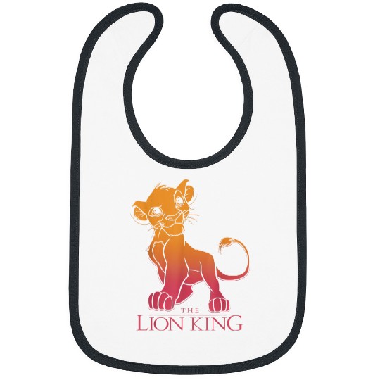 Disney The Lion King Simba Sunset Gradient Portr Bibs