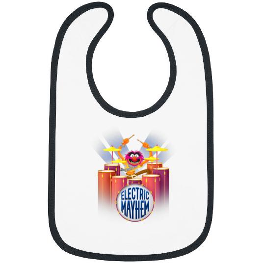 Disney The Muppets Electric Mayhem Animal Drummer Portrait Bibs