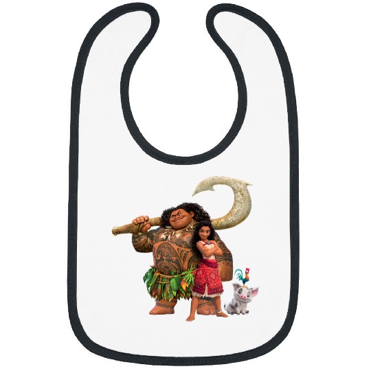 Disney Moana 2 Maui Pua Heihei Ready For A New Adventure Bibs