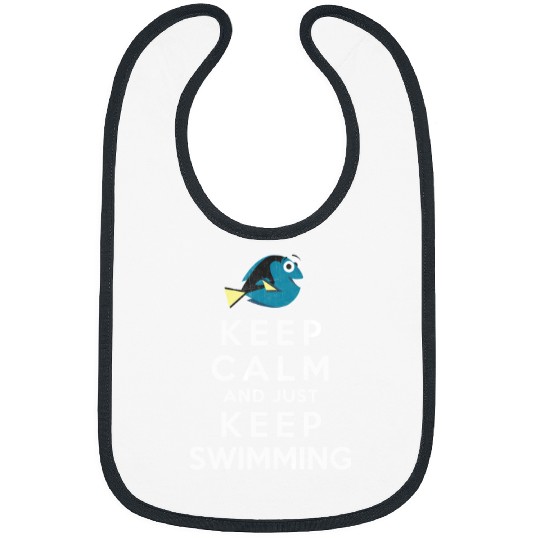 Disneyss Pixars Finding Dory Keep Calm And Just Keep Swimming Bibs