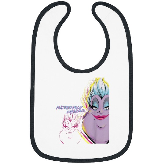 Disney Villains the Little Mermaid Ursula Totall Bibs