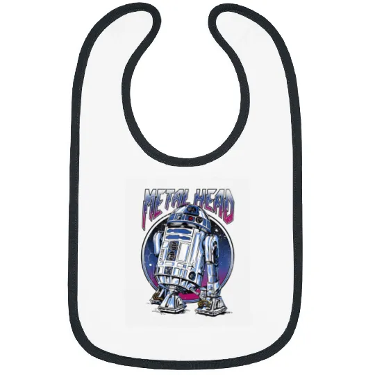 Star Wars R2D2 Metal Head  Disney Bibs