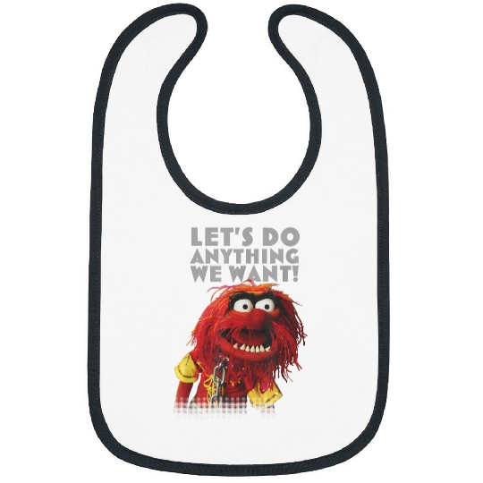 Disney The Muppets Let's Do Anything We Want Animal Poster Bibs