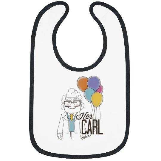 Disney Up Her Carl Couples Raglan Baseball Tee Bibs
