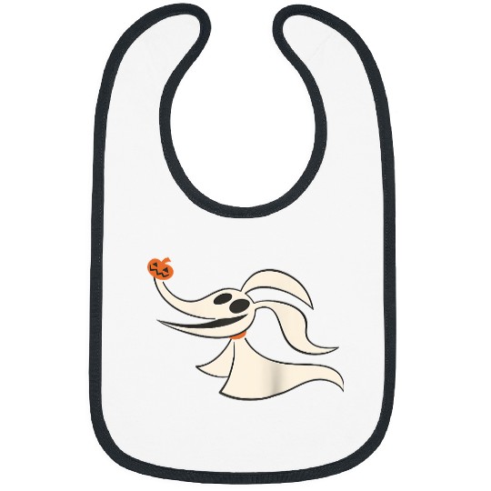 Disney Halloween Nightmare Before Christmas Zero Raglan Baseball Tee Bibs