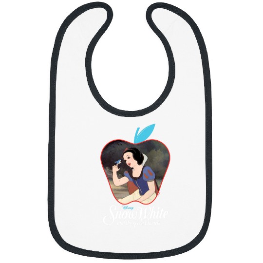 Disney Princess - Snow White Apple Silhouette Bibs