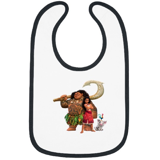 Disney Moana 2 Maui Pua Heihei Ready for a New Adventure Bibs