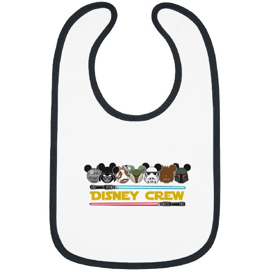 Disney Crew Darth Vader Stormtrooper Disney Disneyland Bibs