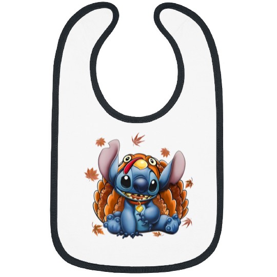 Disney Thanksgiving Turkey Stitch Bibs