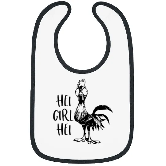 Hei Girl Hei Bibs, Disney Moana Hei Hei T-Shir