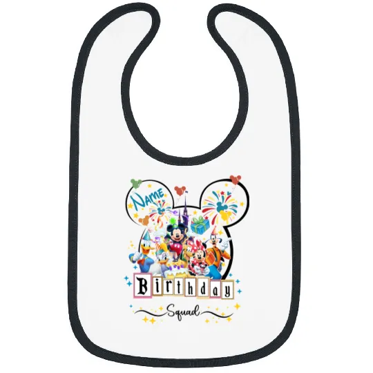 Discover Disney Birthday Squad Bibs