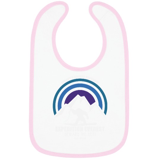 Expedition Everest - Disney Inspired - Animal Kingdom - Ride - Yeti - Unisex Short Sleeve Bibs - Bibs