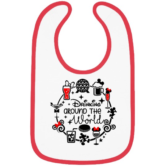 Disney Epcot Around the World, Matching Disney Bibs, Disney vacation 2022