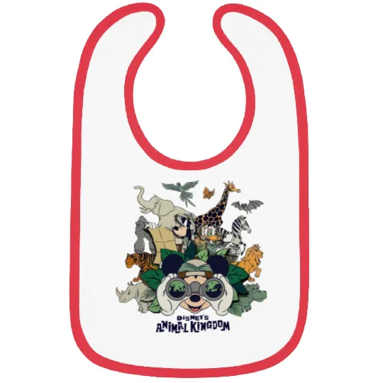 Disney Animal Kingdom Bibs, Vintage Animal Kingdom Bibs,
