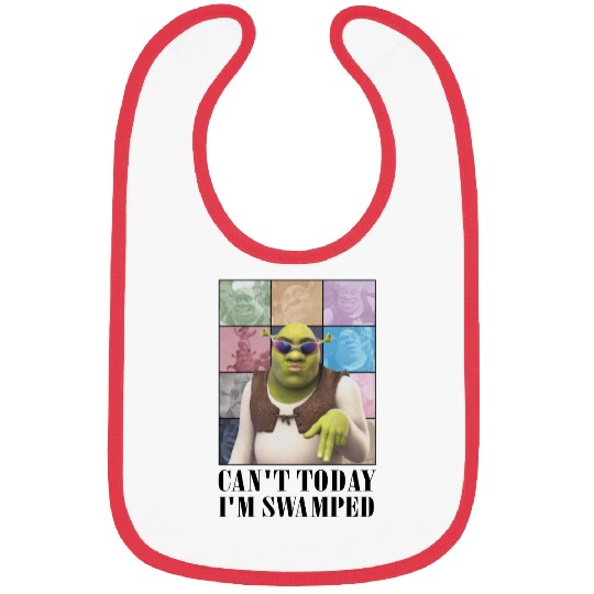 Can't Today I'm Swamped Eras Tour Bibs, Shrek Bibs, Disney Fiona Princess Bibs