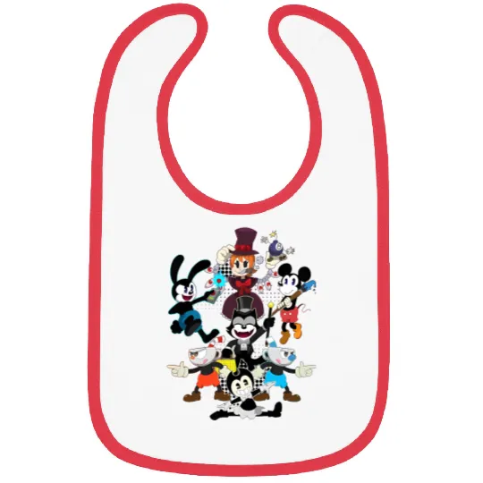 Disney Oswald the Lucky Rabbit Bibs, Oswald mickey Bibs