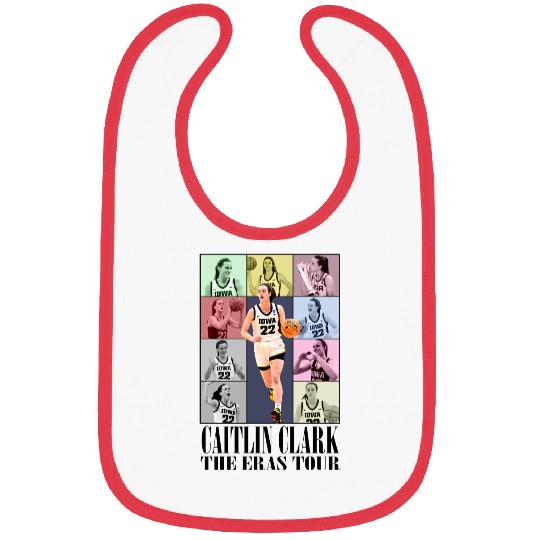 Discover Caitlin Clark The Eras Tour Bibs, Clark and Clark Bibs, From The Logo 22 Bibs